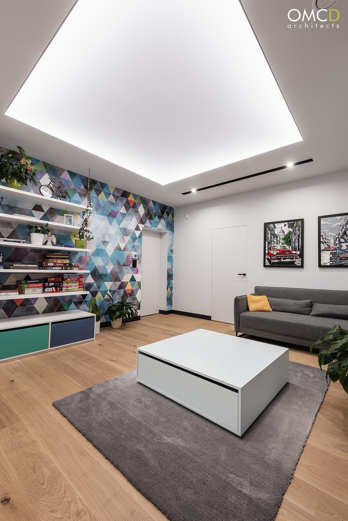 Nadčasový interiér domu v Lublinu