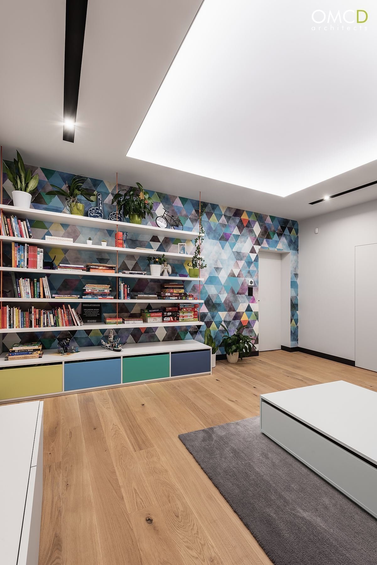 Nadčasový interiér domu v Lublinu