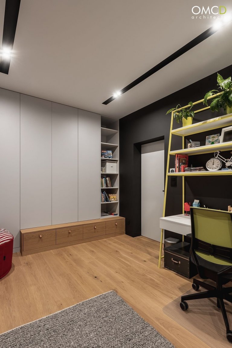 Nadčasový interiér domu v Lublinu