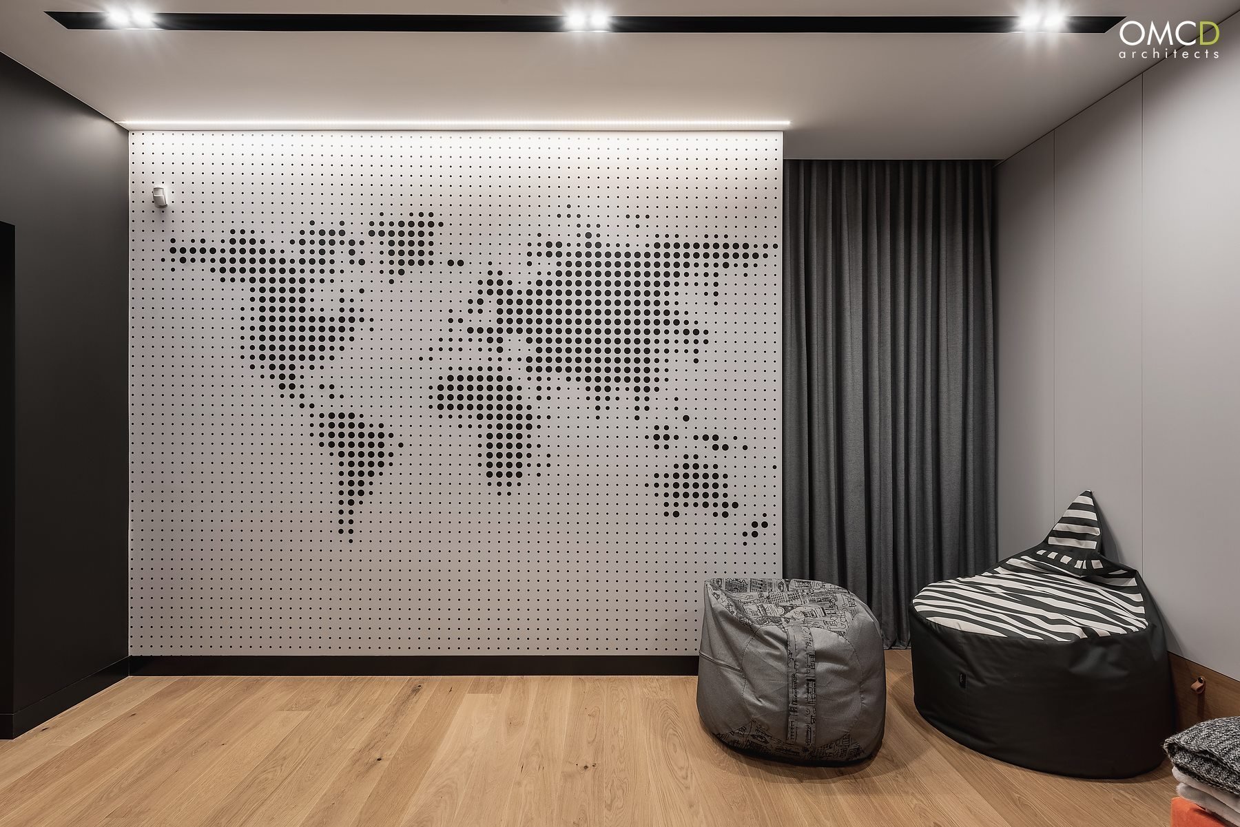 Nadčasový interiér domu v Lublinu