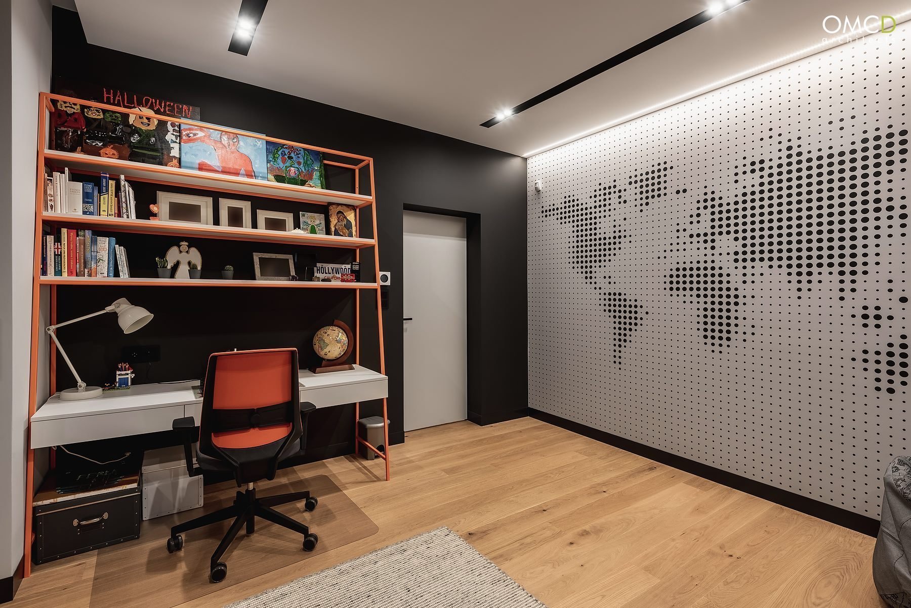 Nadčasový interiér domu v Lublinu