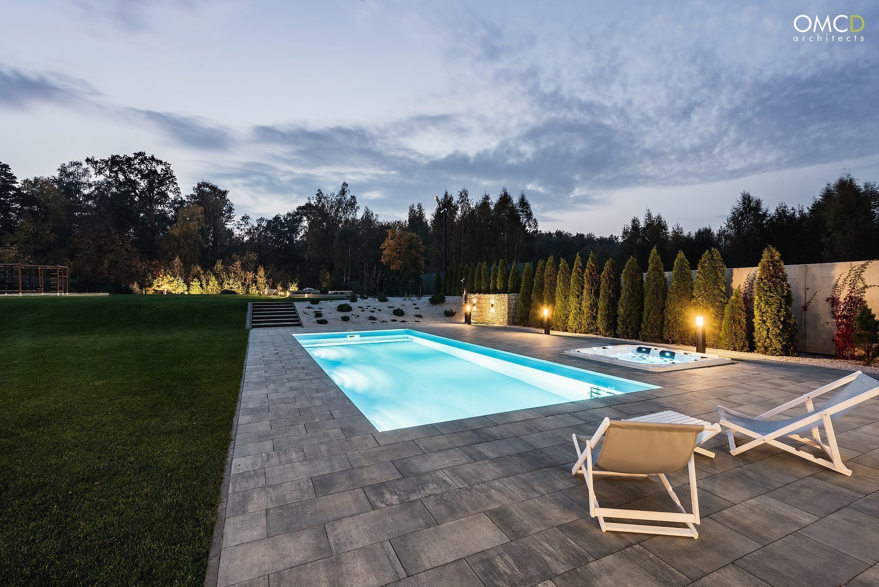 Nadčasový interiér domu v Lublinu