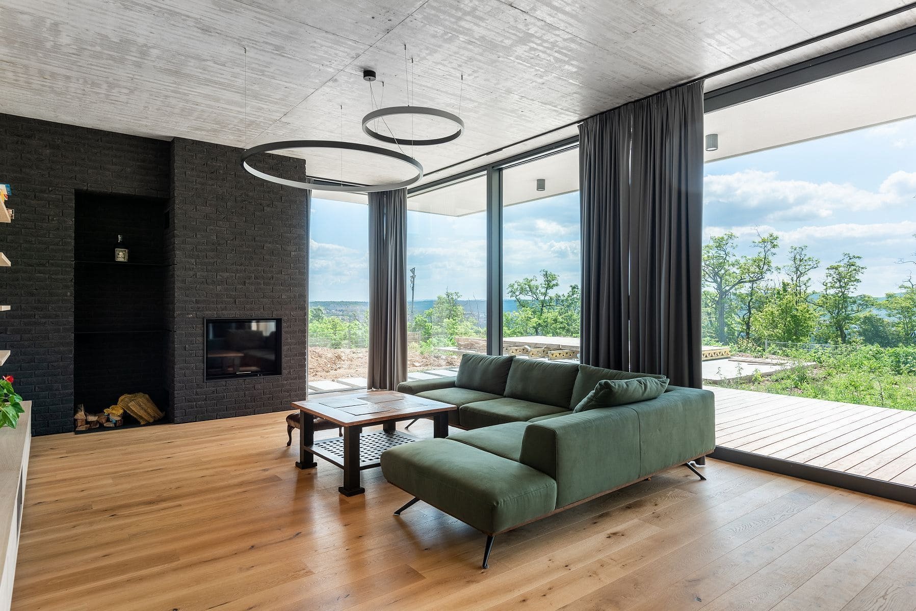 Nadstandardně řešený interiér moderní novostavby