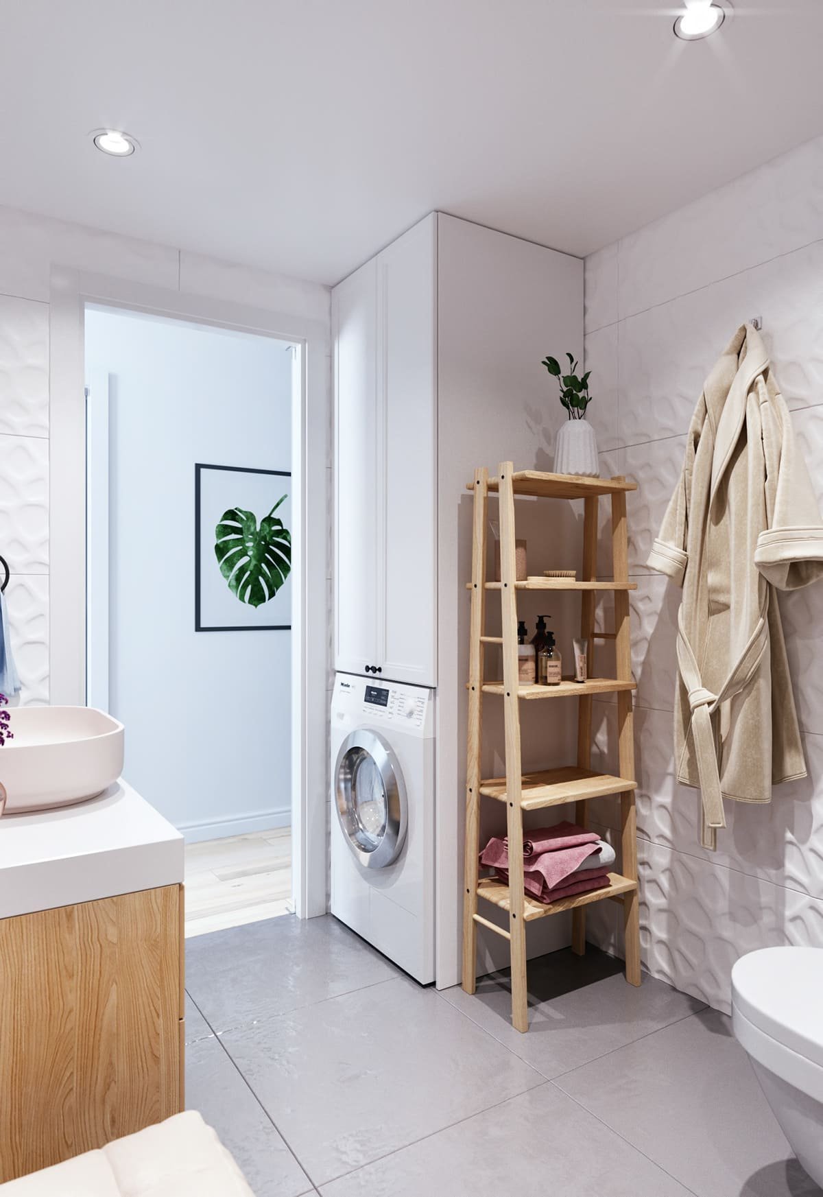 Něžné bydlení v pastelových barvách