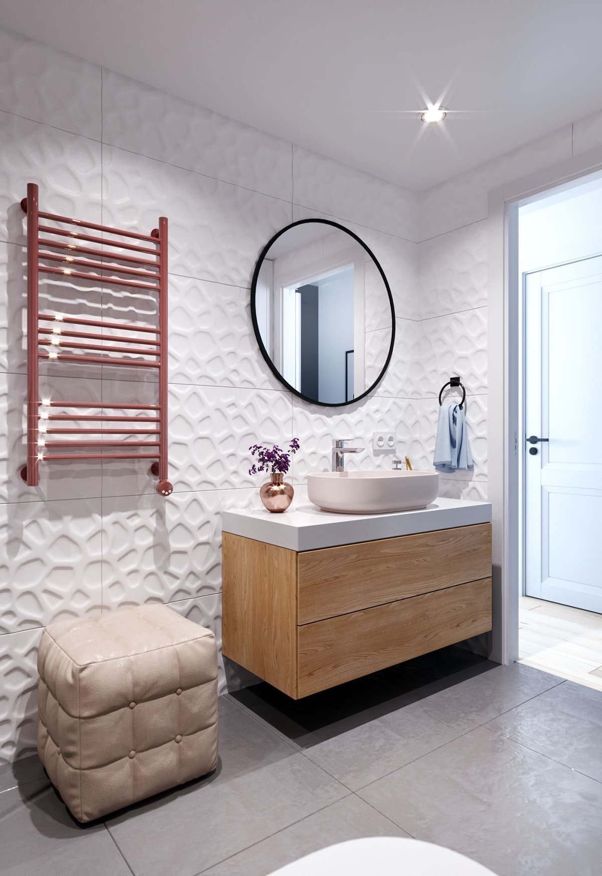 Něžné bydlení v pastelových barvách