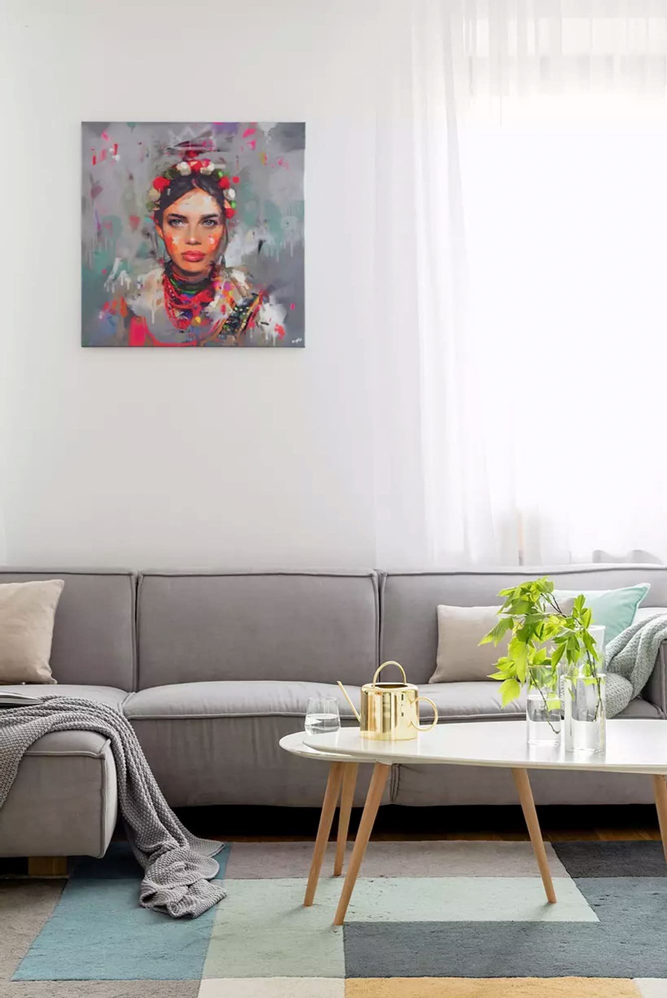 Něžný byt s kachlovými kamny, dubovou podlahou a pianem