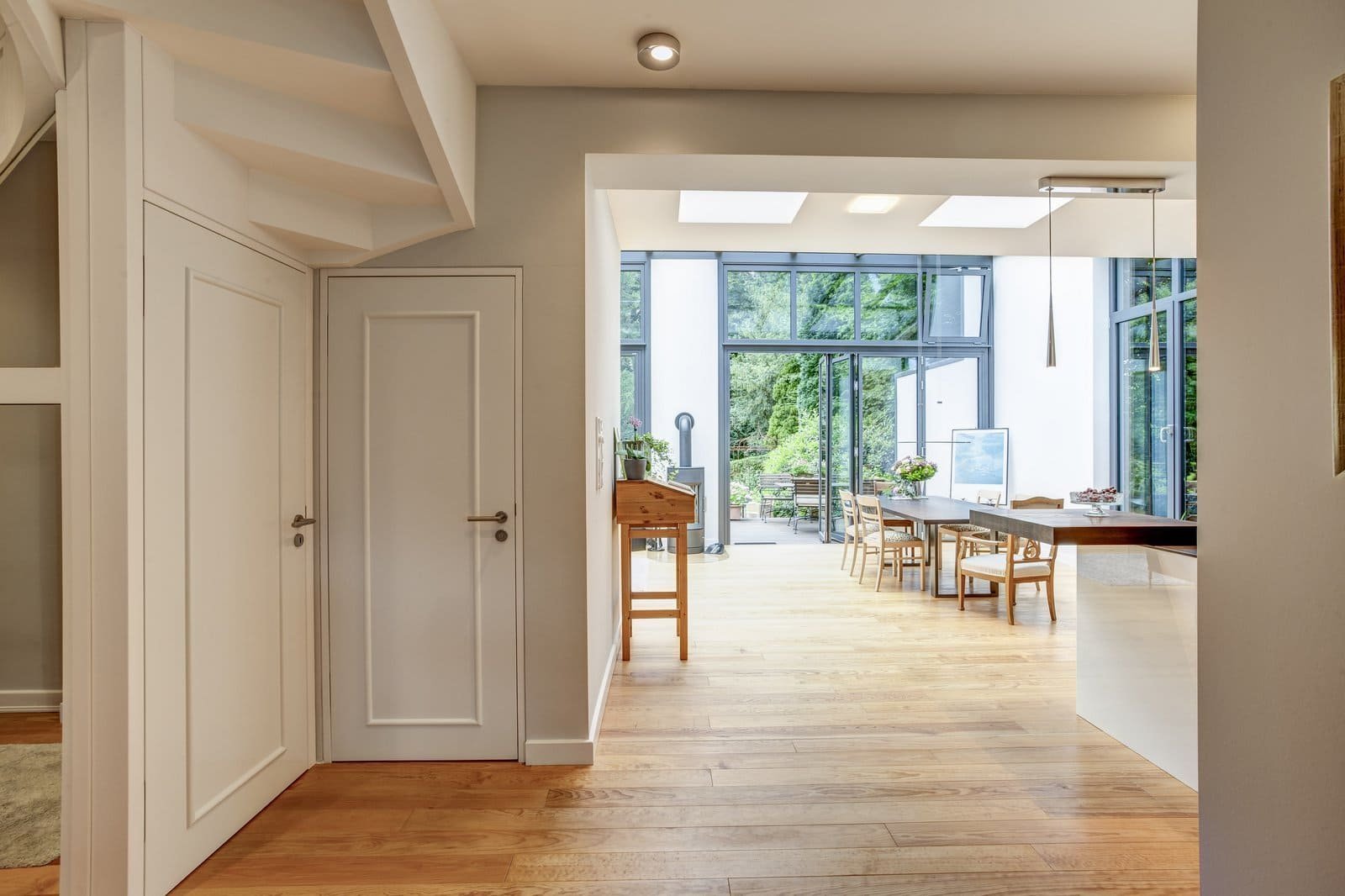 Nová zimní zahrada a koupelna pro rodinný dům