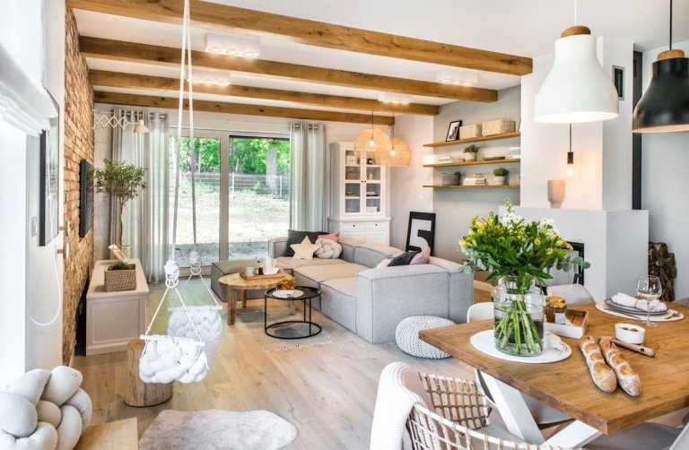 Nový domov v eklektickém stylu s nádechem Skandinávie