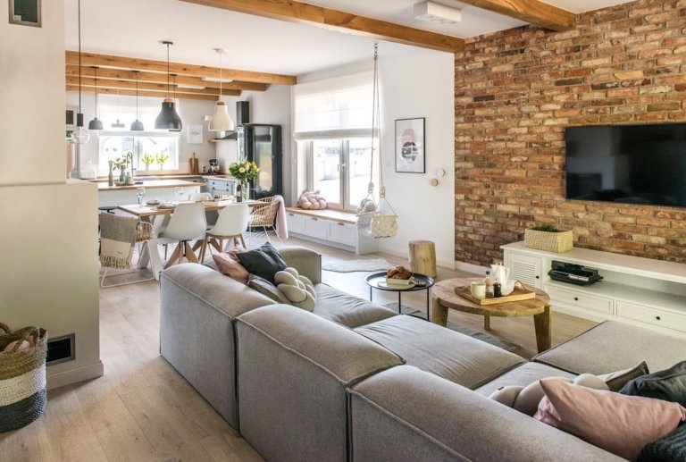 Nový domov v eklektickém stylu s nádechem Skandinávie