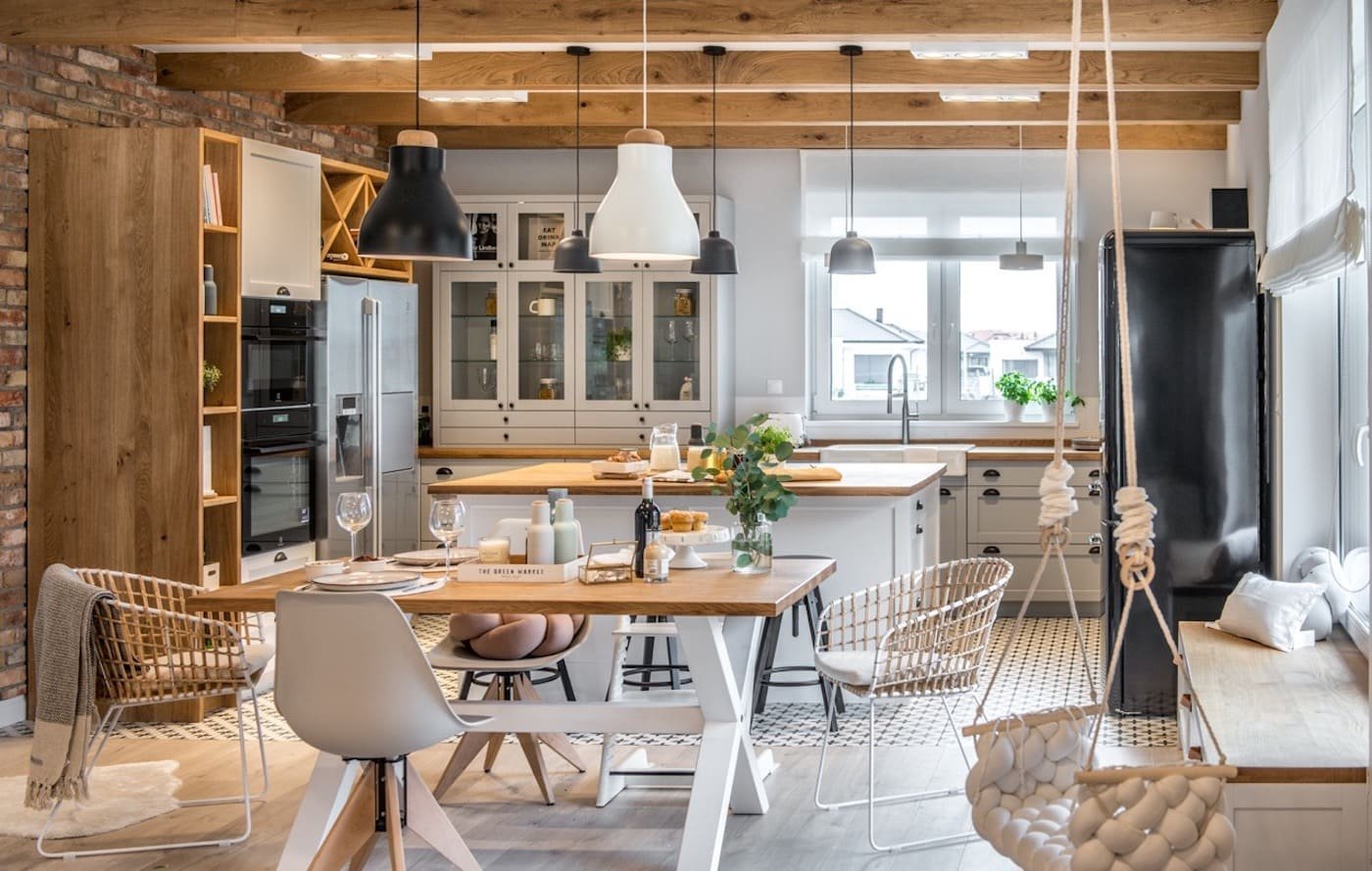 Nový domov v eklektickém stylu s nádechem Skandinávie