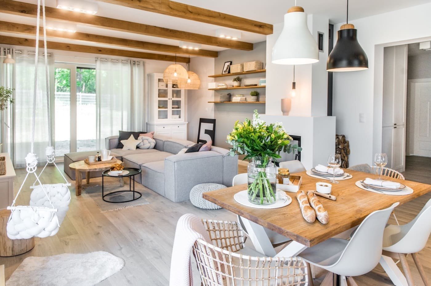 Nový domov v eklektickém stylu s nádechem Skandinávie