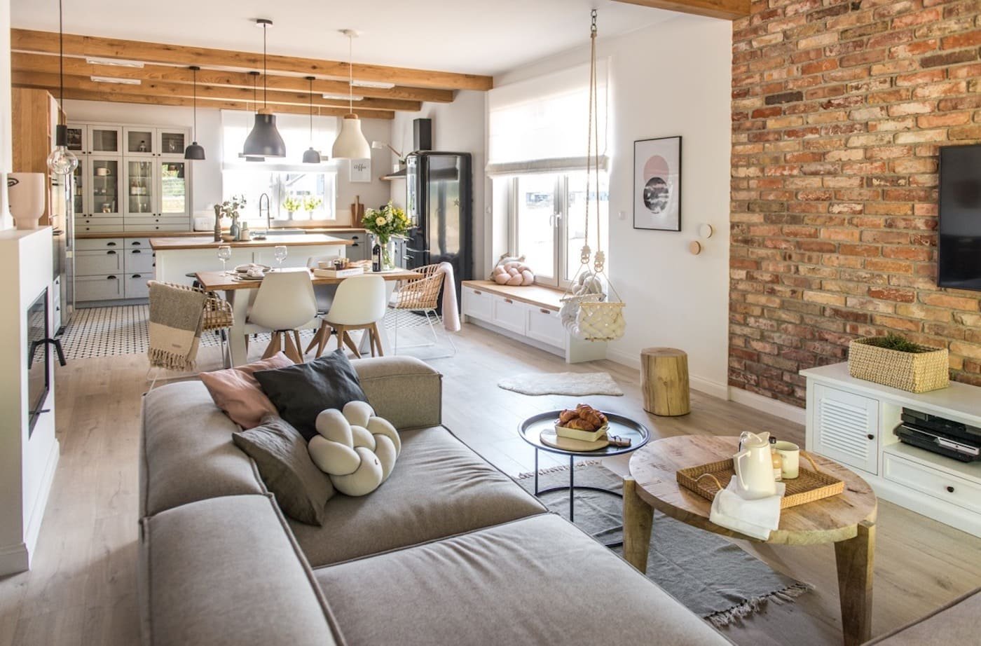 Nový domov v eklektickém stylu s nádechem Skandinávie