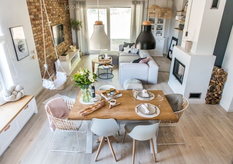Nový domov v eklektickém stylu s nádechem Skandinávie