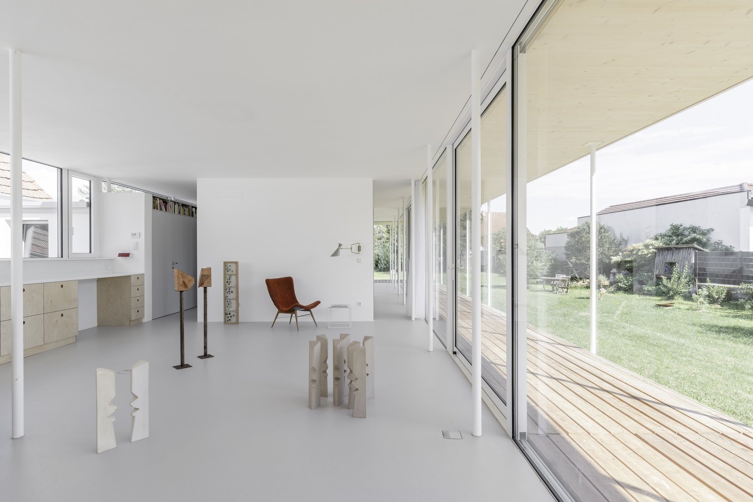 Obytný pavilon s ateliérem