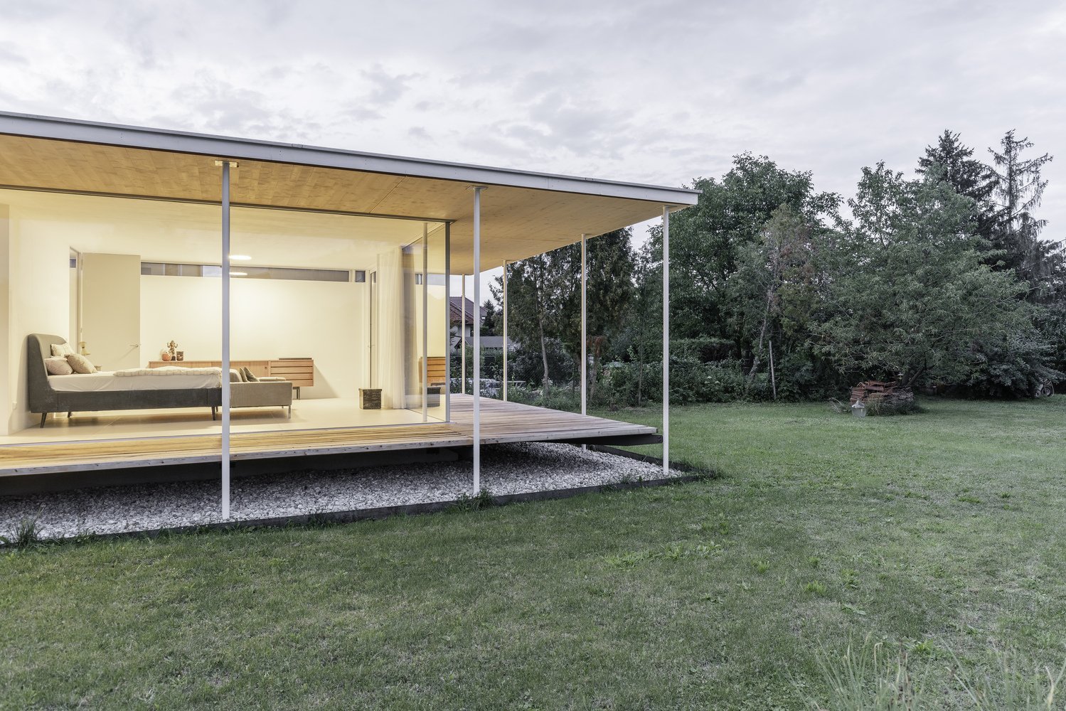 Obytný pavilon s ateliérem