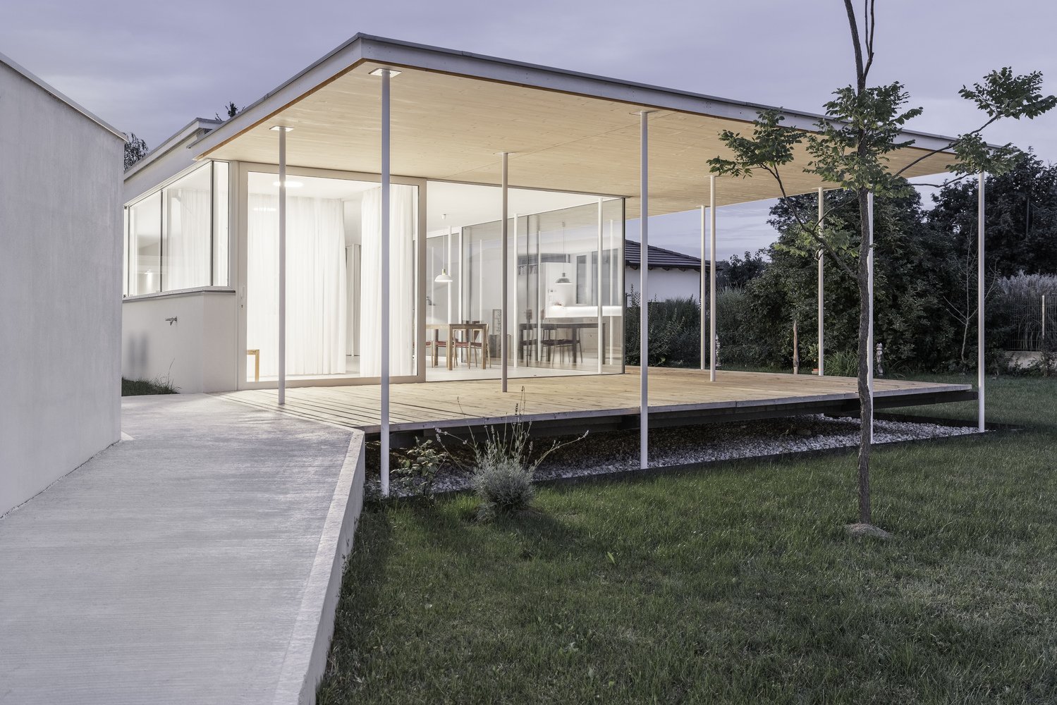 Obytný pavilon s ateliérem