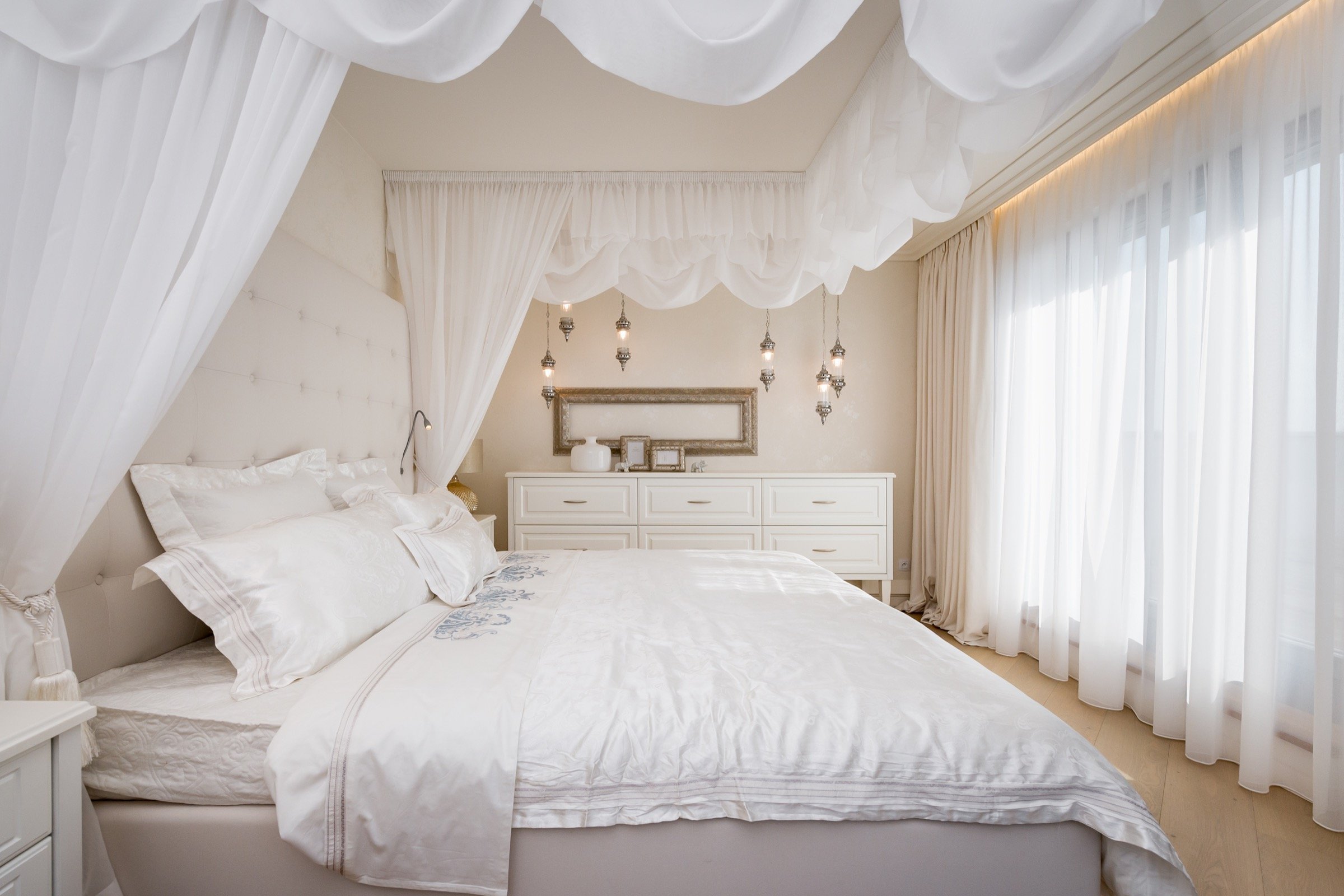 Orientálně laděný interiér pro spisovatele