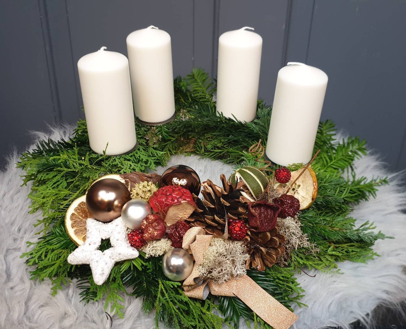 Originální adventní věnce