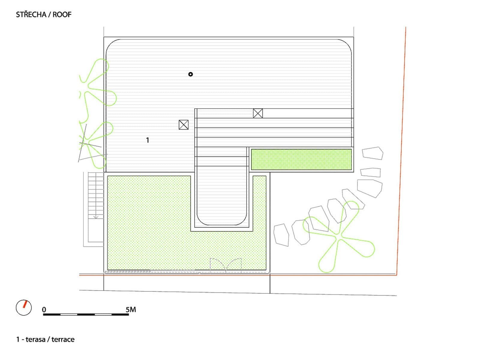 Originální dům na svažitém pozemku