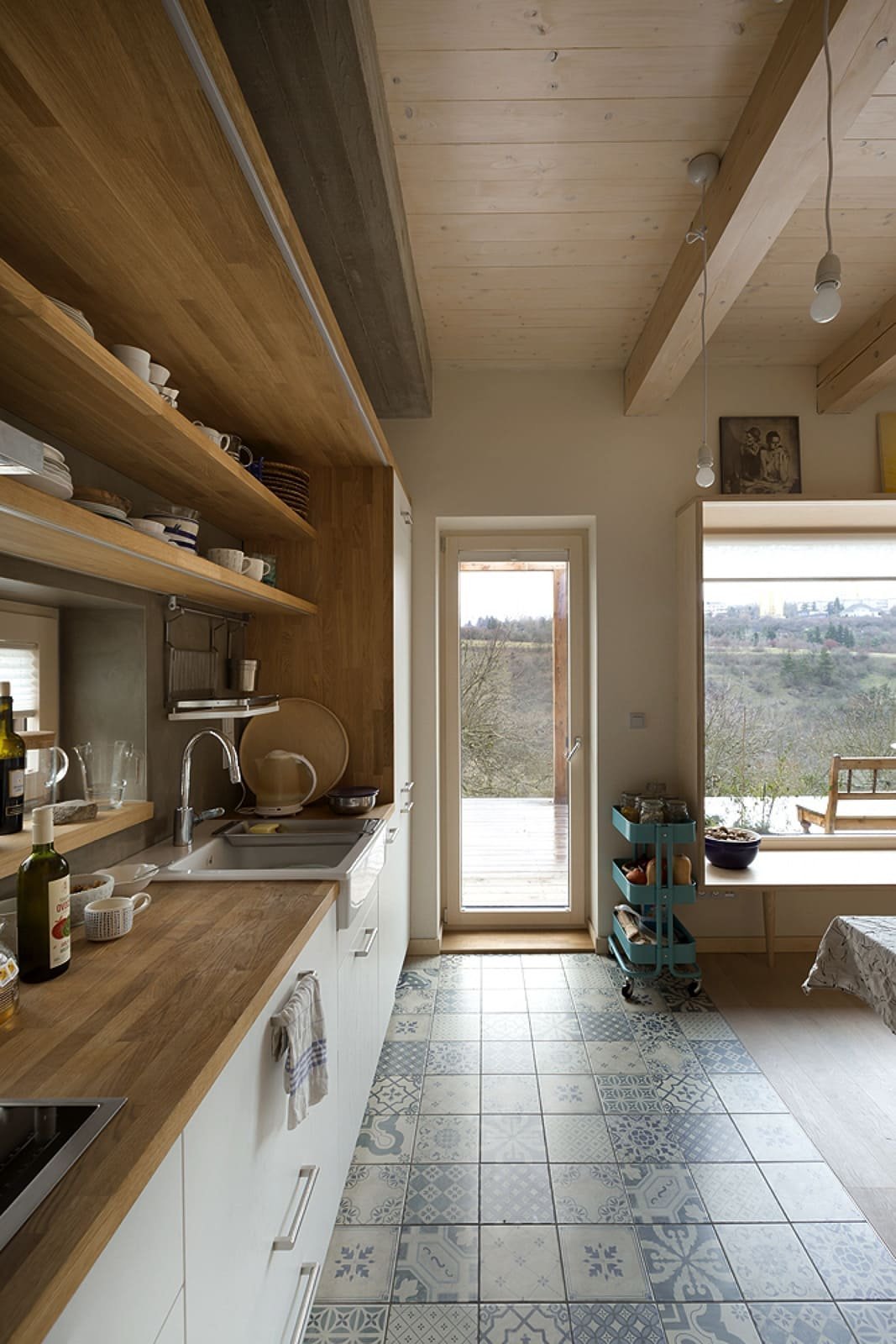 Originální dům na svažitém pozemku