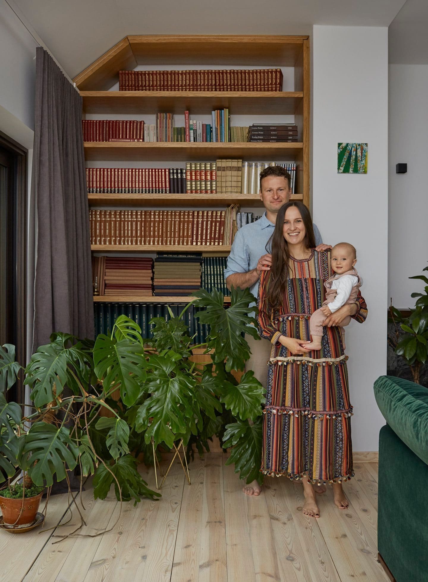 Originální interiér domu s bazénem