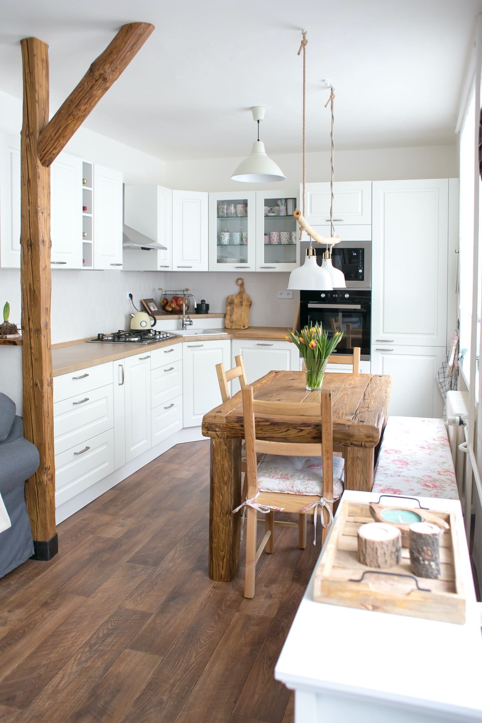 Panelákový byt v chalupářském stylu