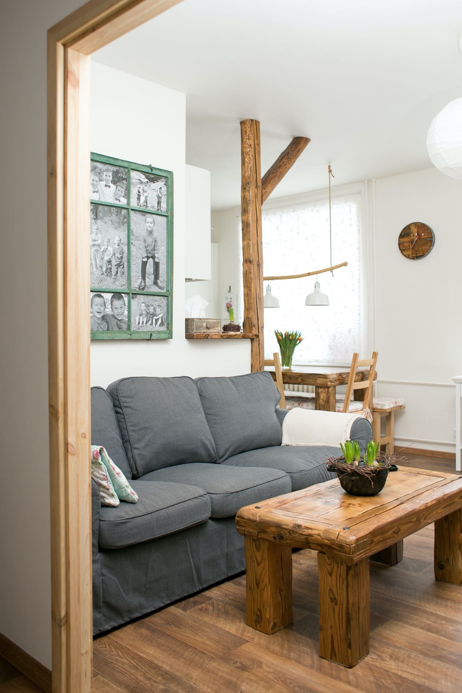 Panelákový byt v chalupářském stylu