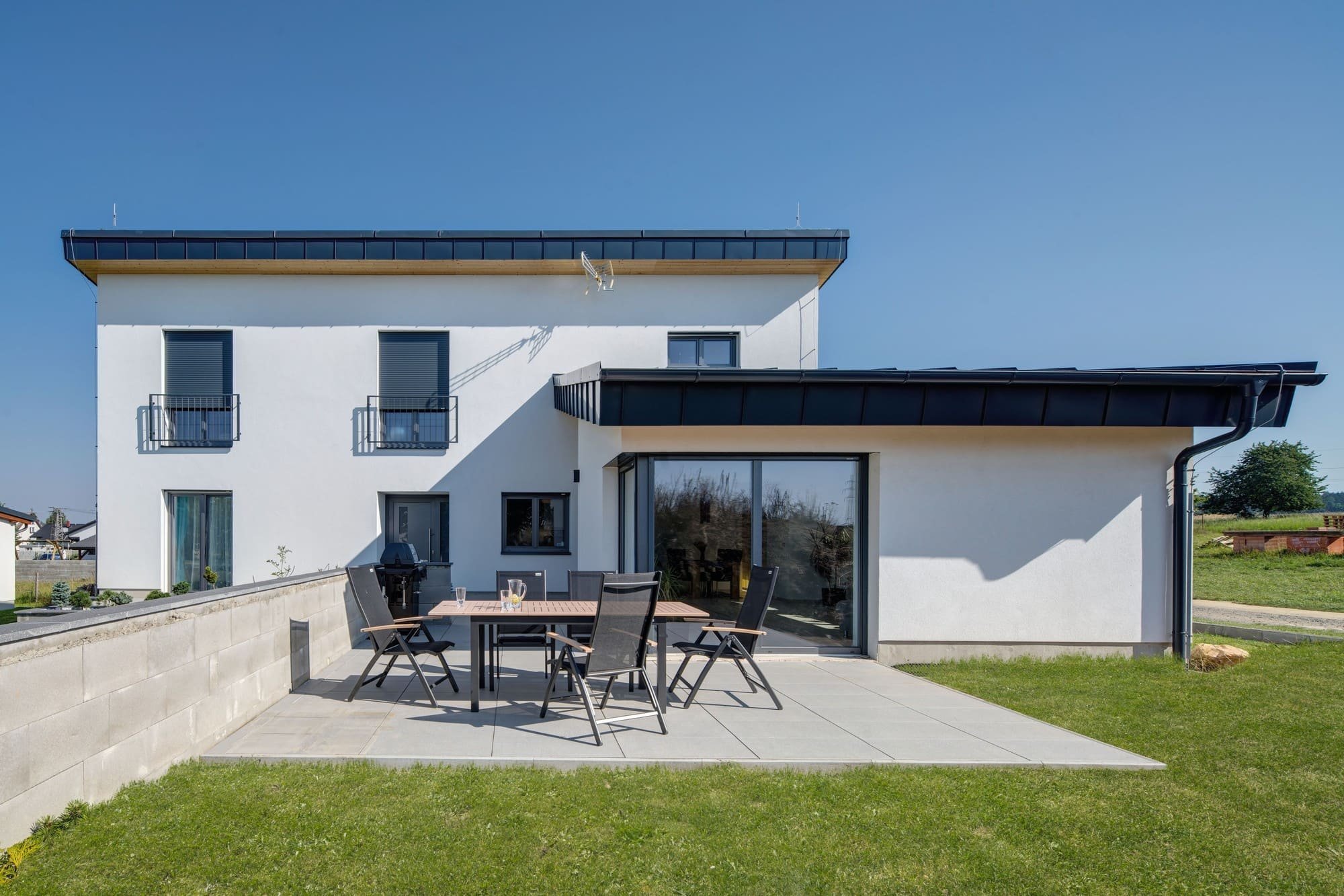 Pasivní dům na kraji jihočeské obce