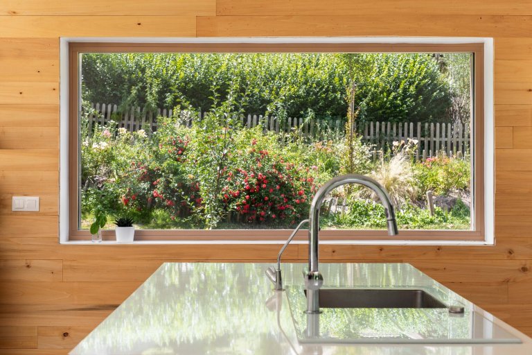 Pasivní dům plný světla a výhledů do zahrady