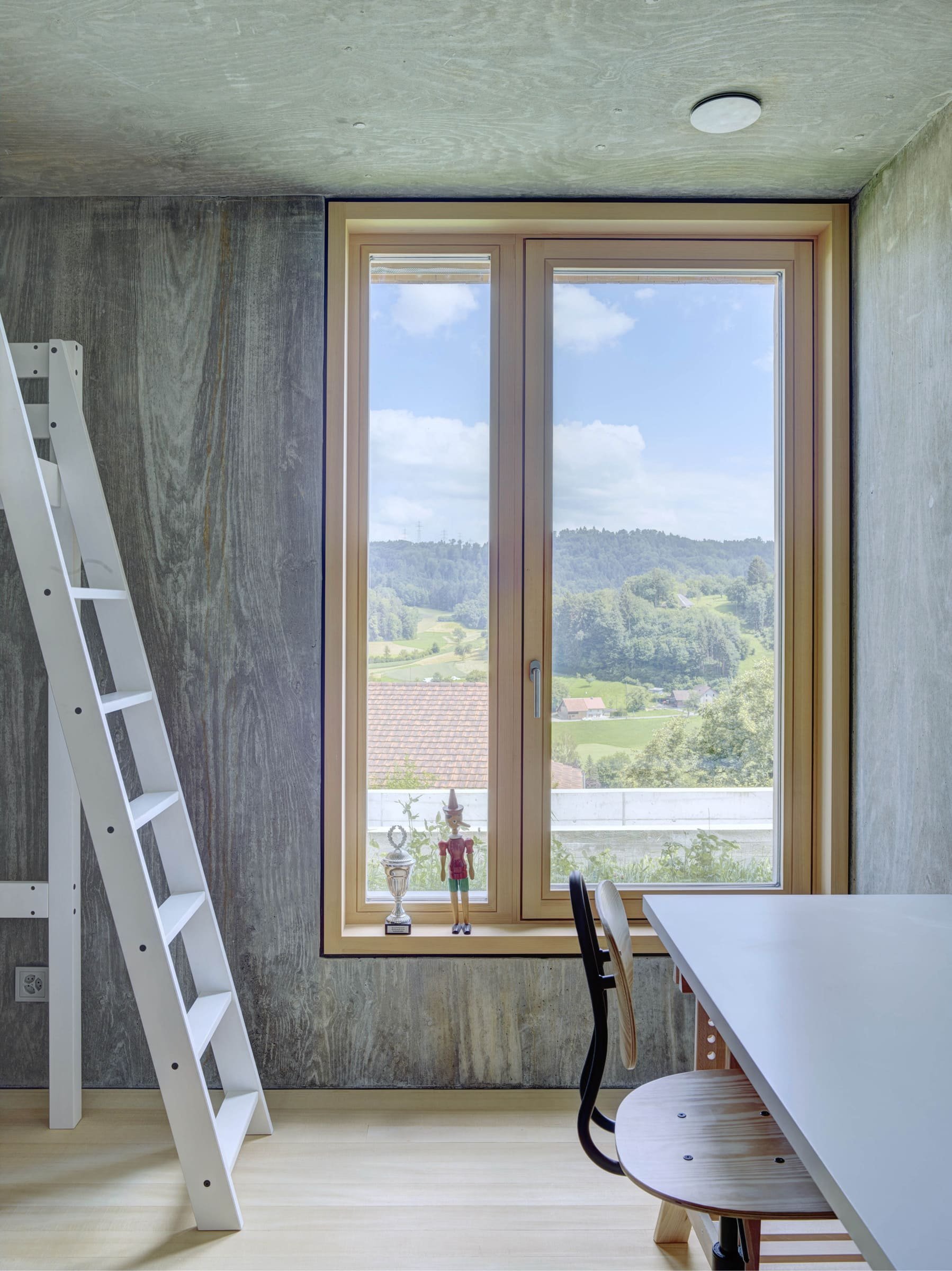 Pasivní rodinný dům ve strmém svahu