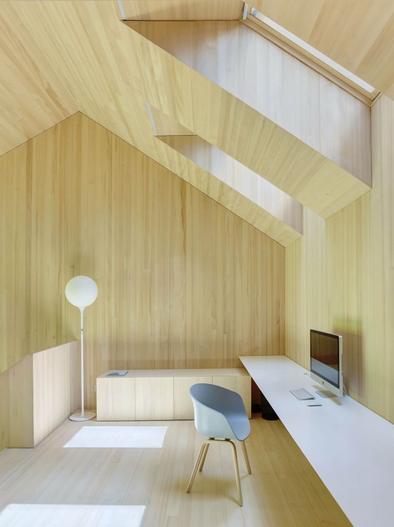 Pasivní rodinný dům ve strmém svahu