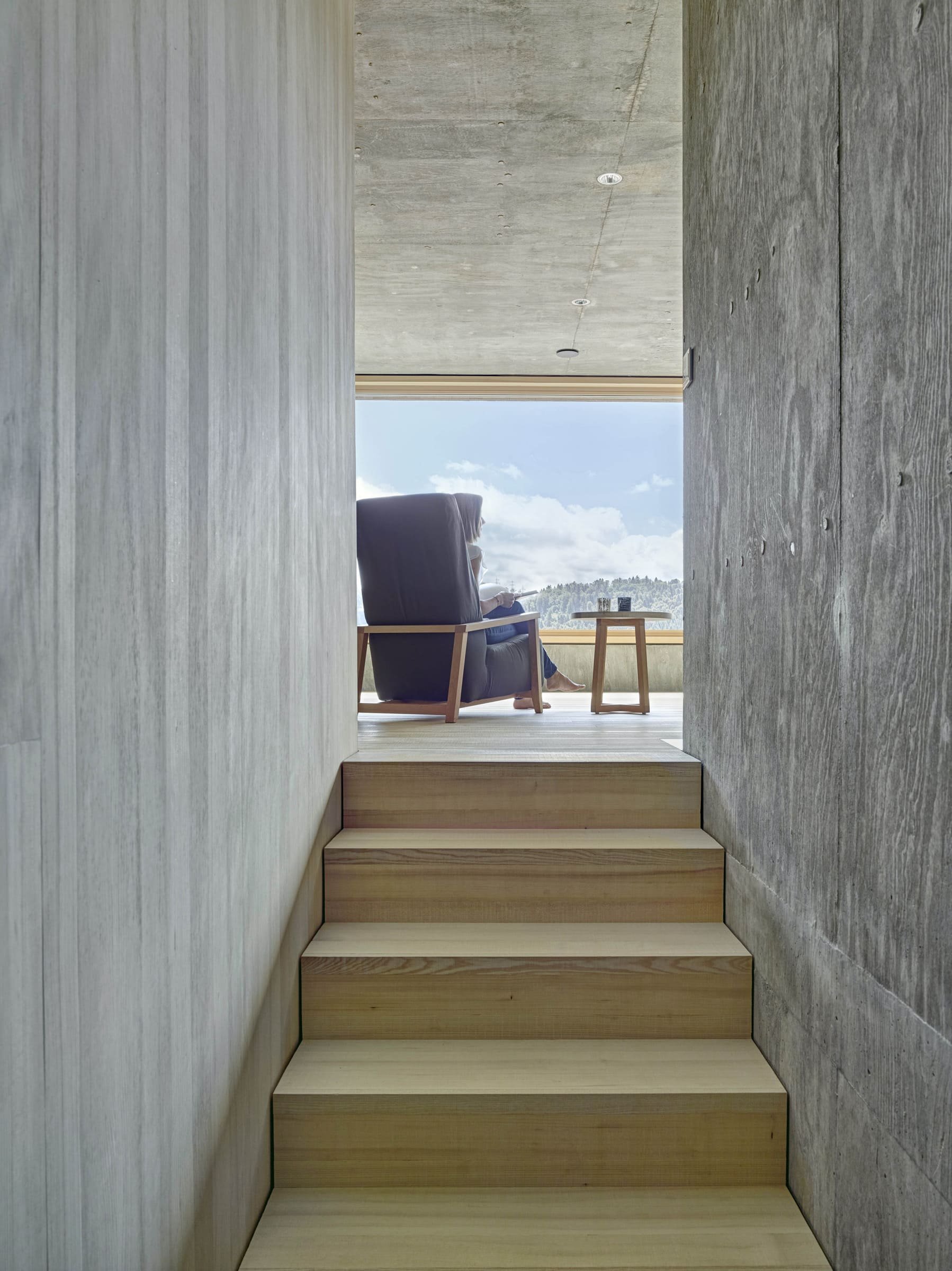 Pasivní rodinný dům ve strmém svahu