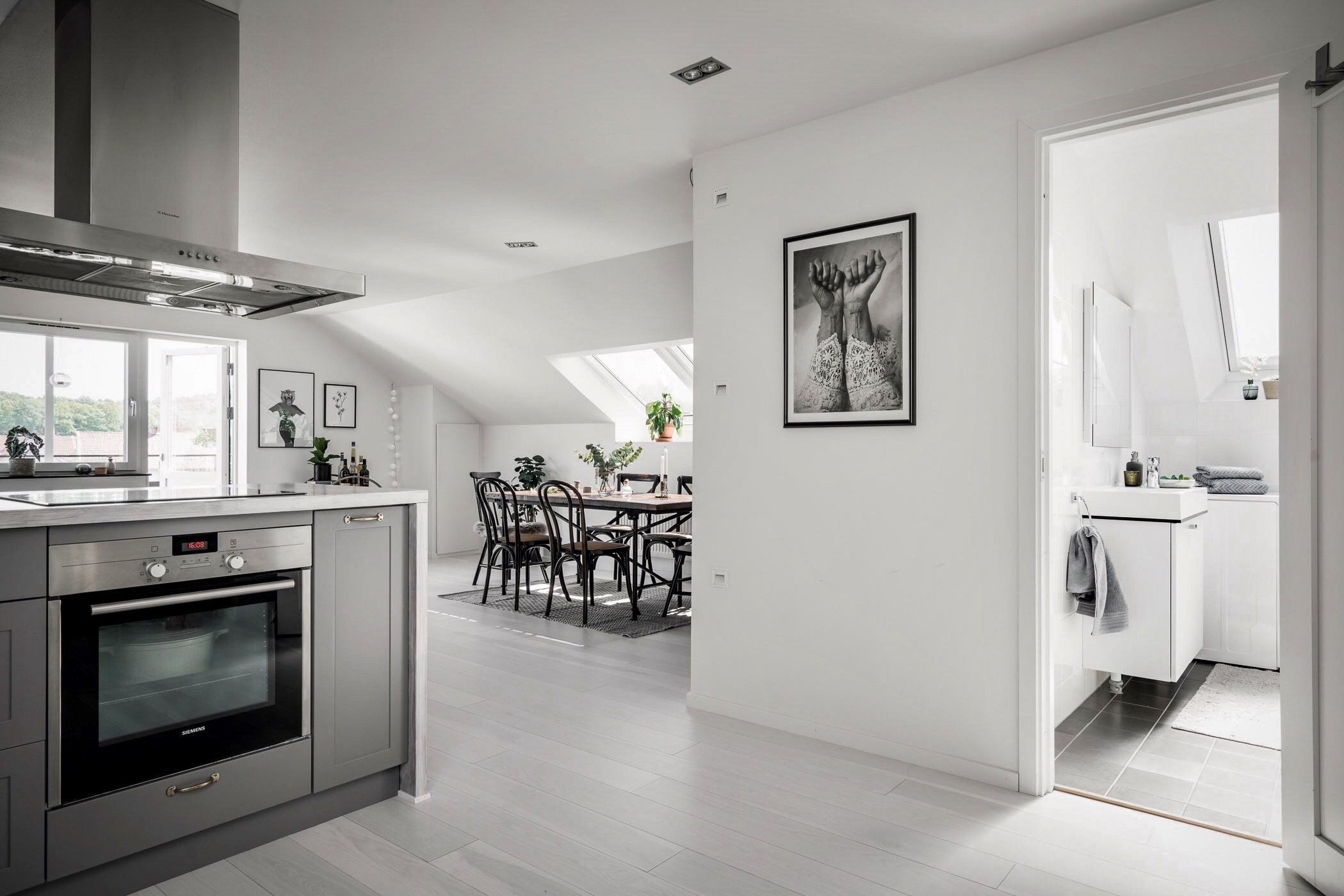 Podkrovní byt ze severu