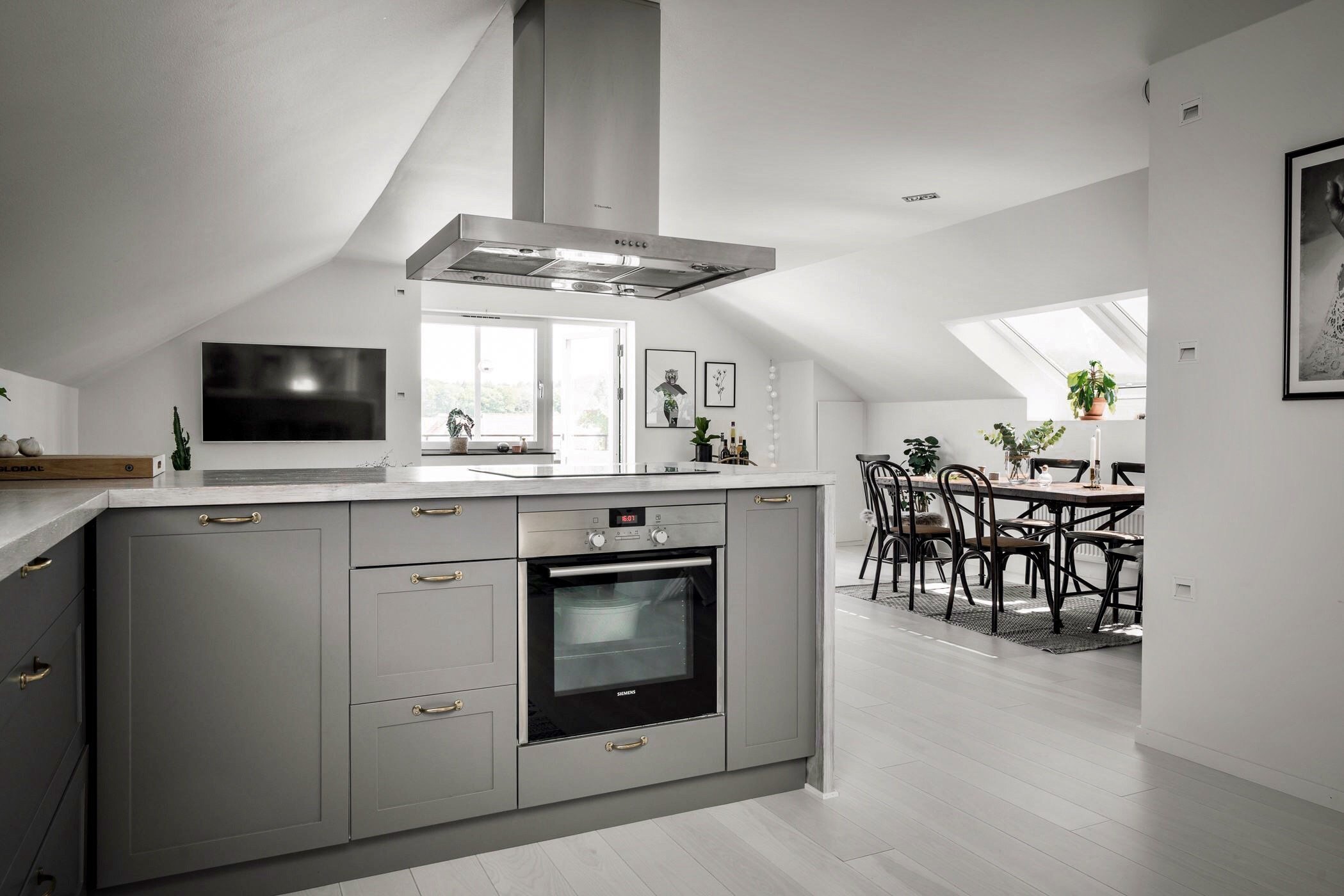 Podkrovní byt ze severu