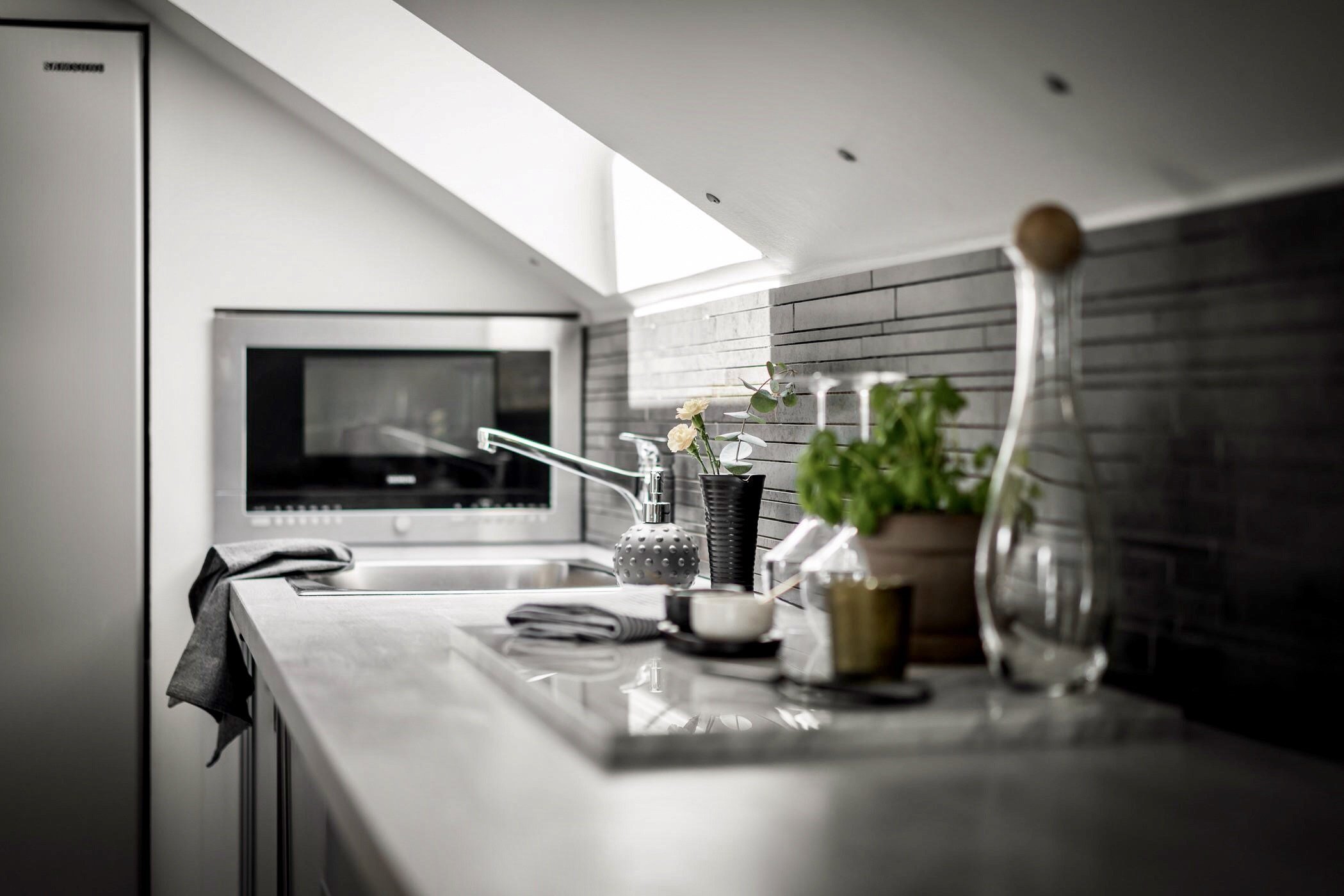 Podkrovní byt ze severu