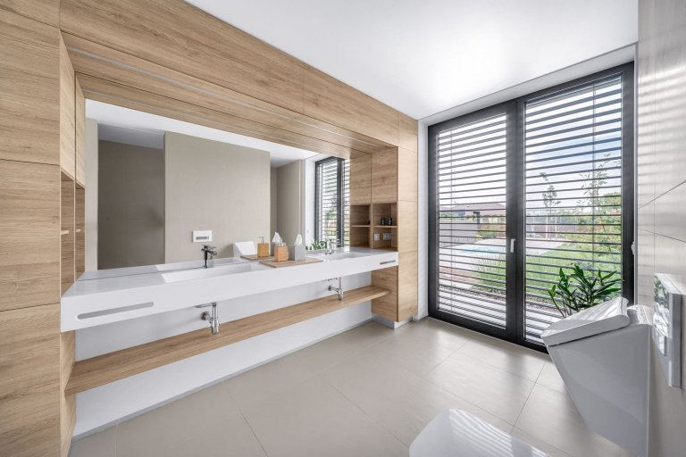 Přízemní dům se zimní zahradou