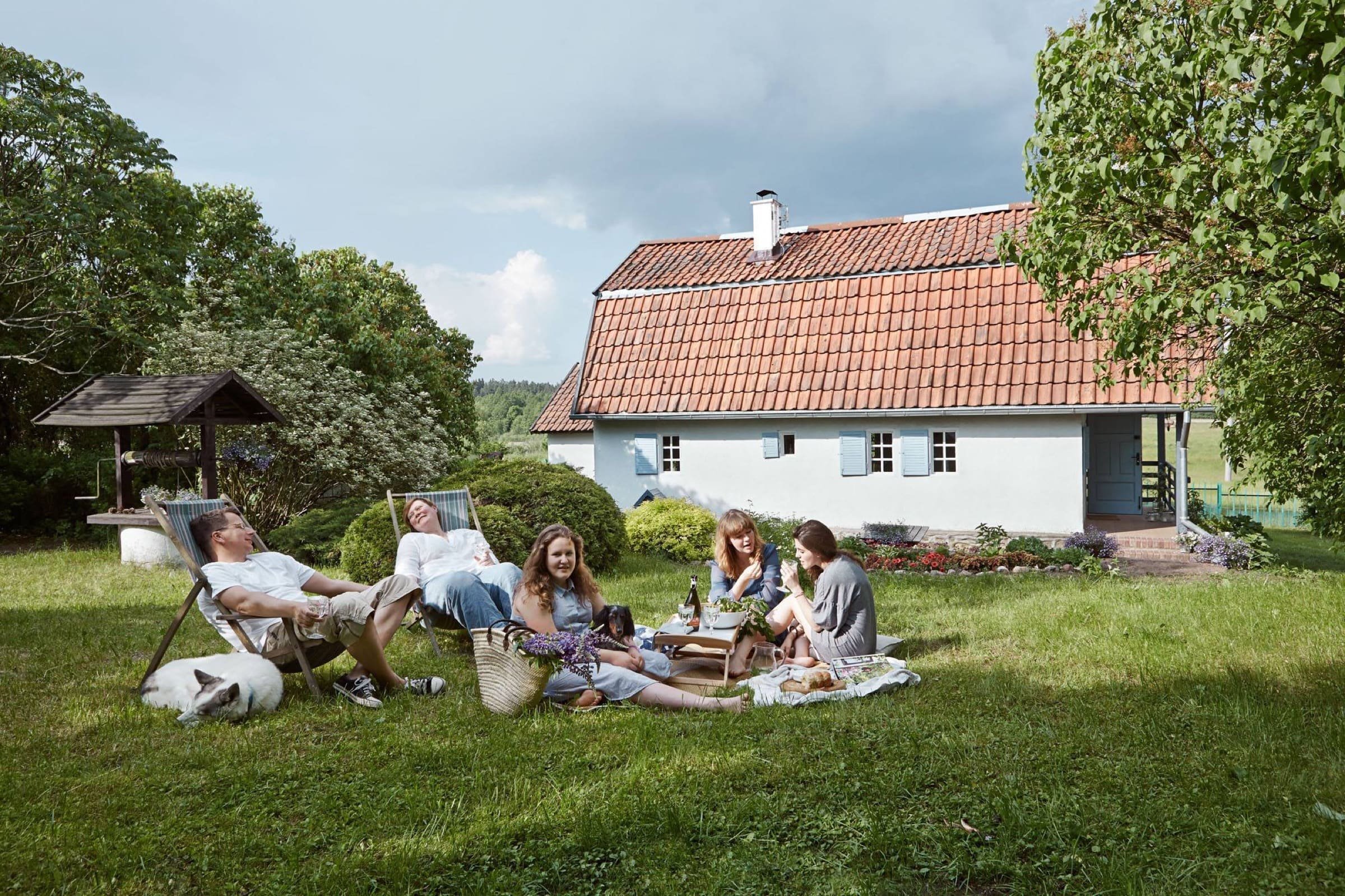 Půvabný dům v údolí luk