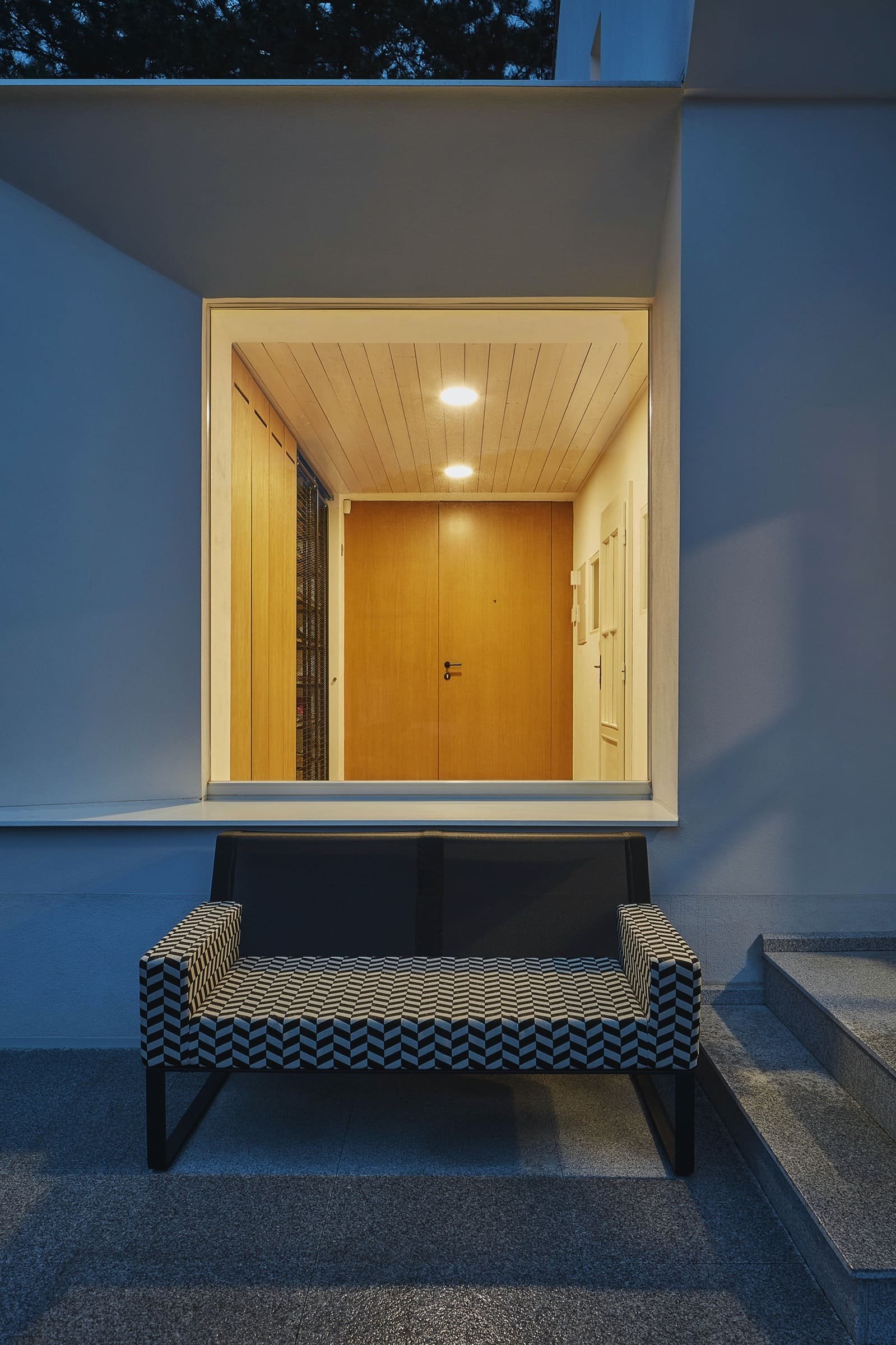 Rekonstrukce prvorepublikové vily s fontánou