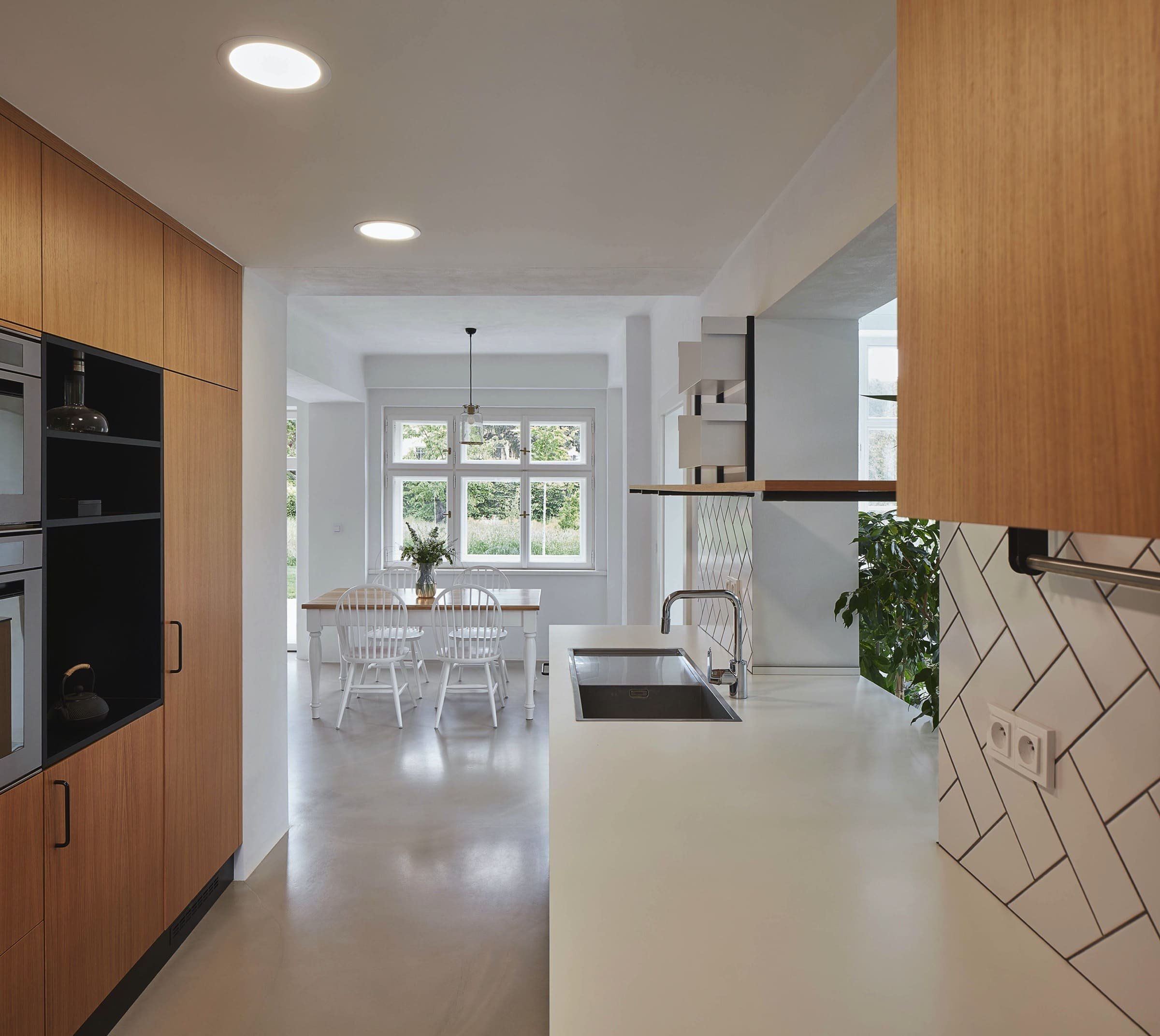 Rekonstrukce prvorepublikové vily s fontánou