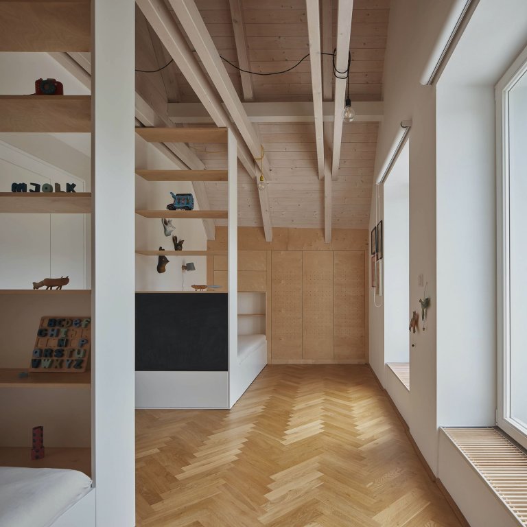 Rekonstrukce prvorepublikové vily s fontánou