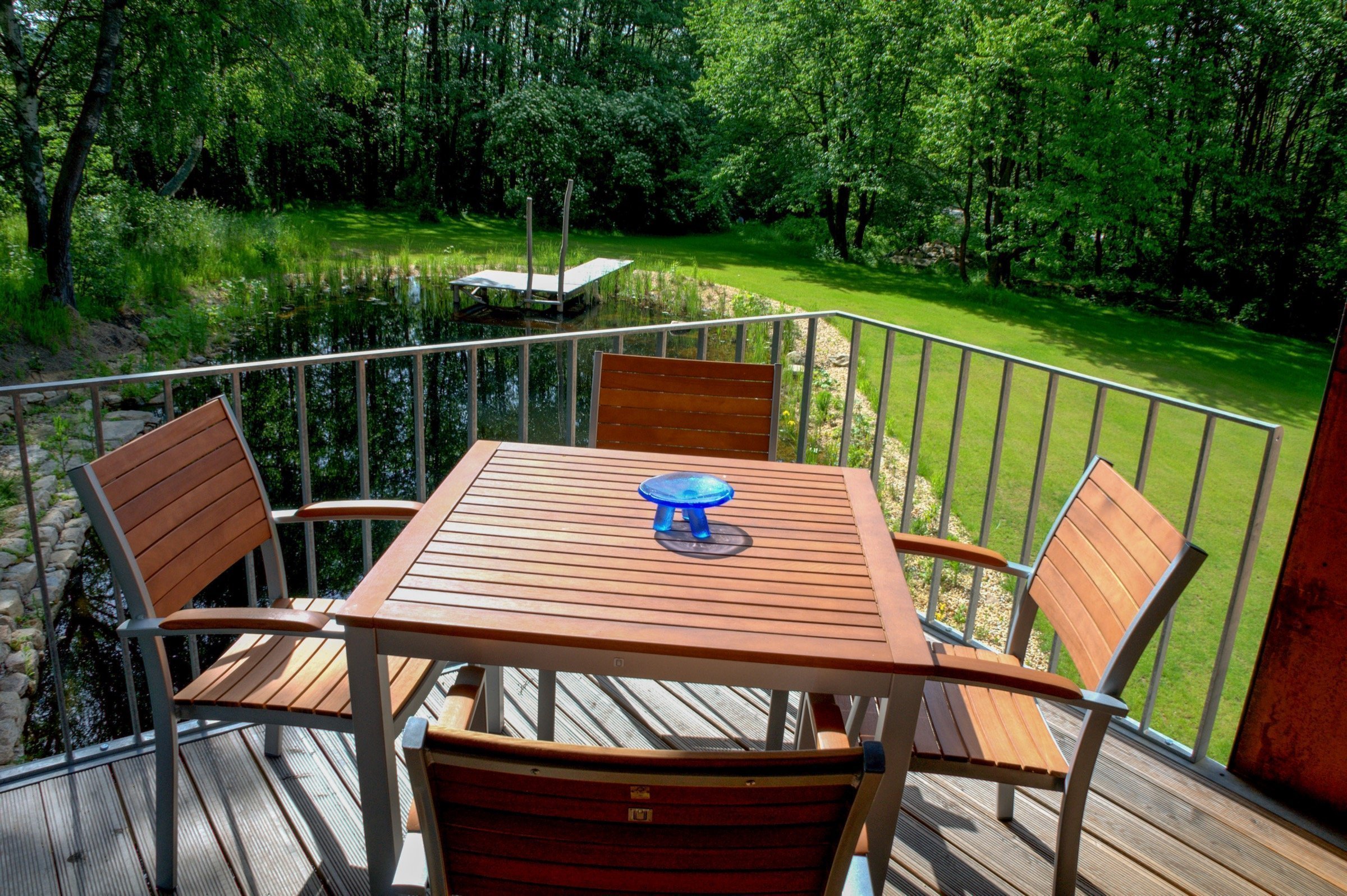 Rekreační dům s jezírkem v České Kanadě