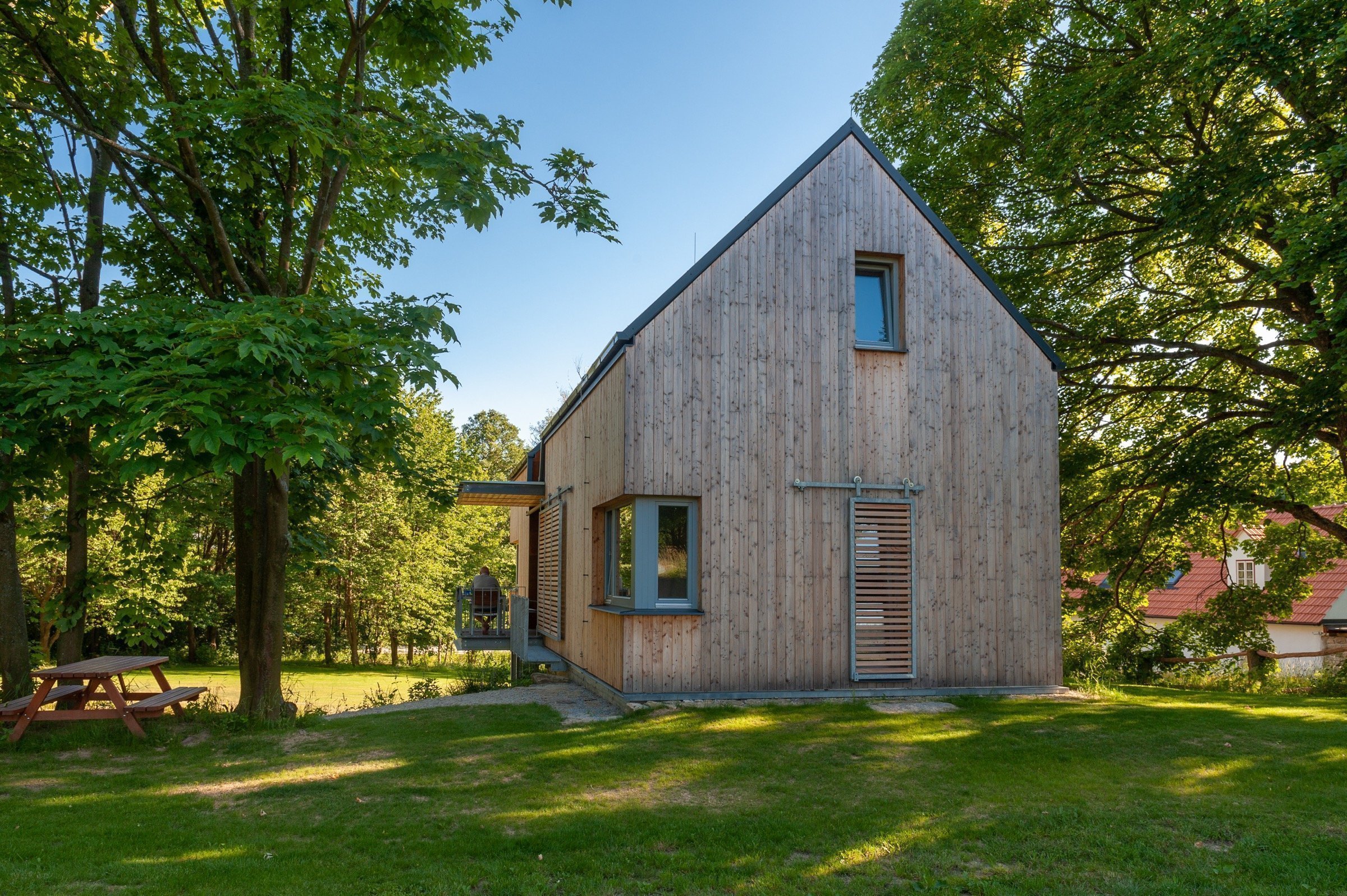 Rekreační dům s jezírkem v České Kanadě