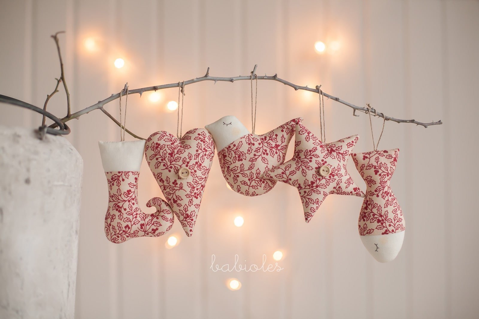 Ručně vyráběné ozdoby pro kouzelné Vánoce