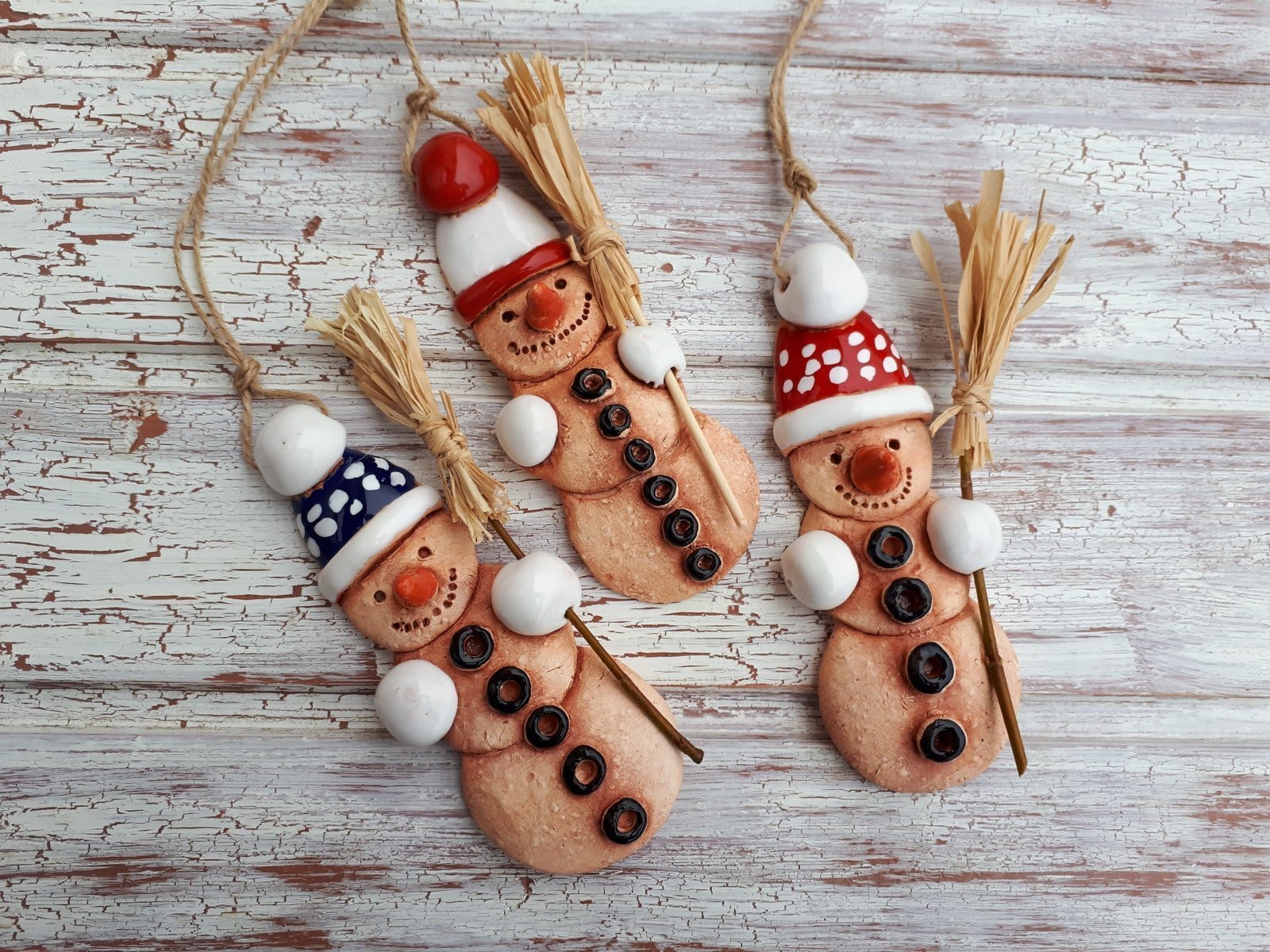 Ručně vyráběné ozdoby pro kouzelné Vánoce