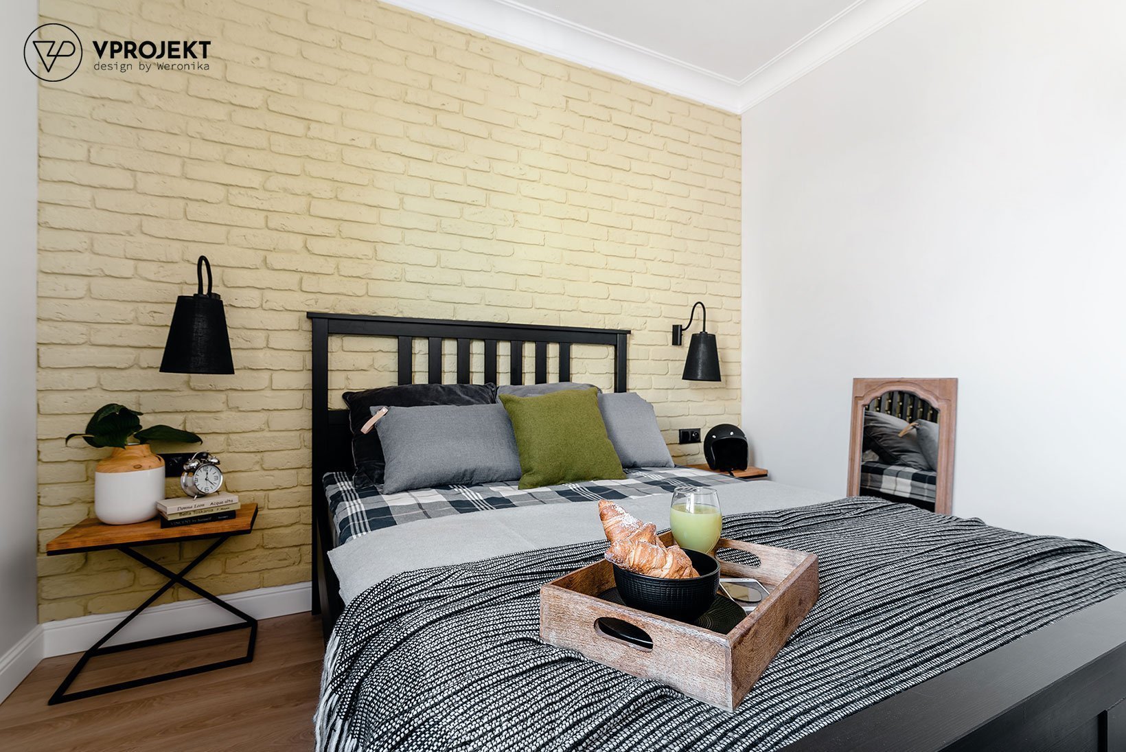 Rustikální interiér v bílé barvě