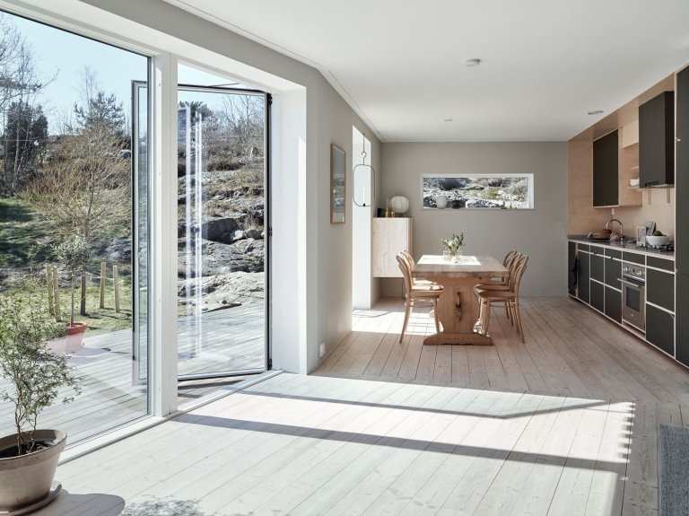 Severská borovice v hlavní roli moderní dřevostavby