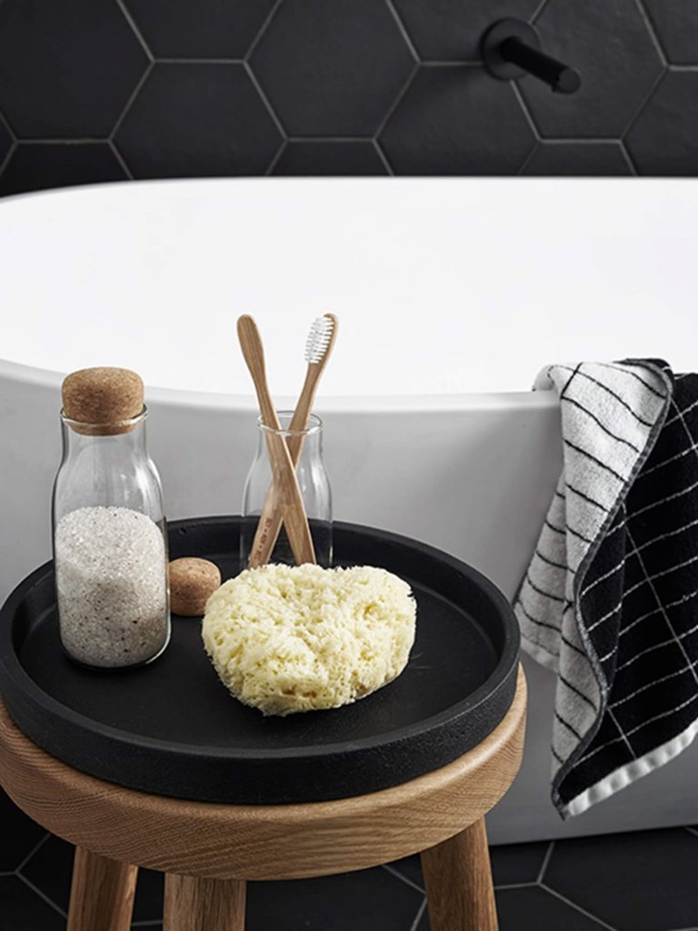 Skandinávský interiér v černobílé kombinaci