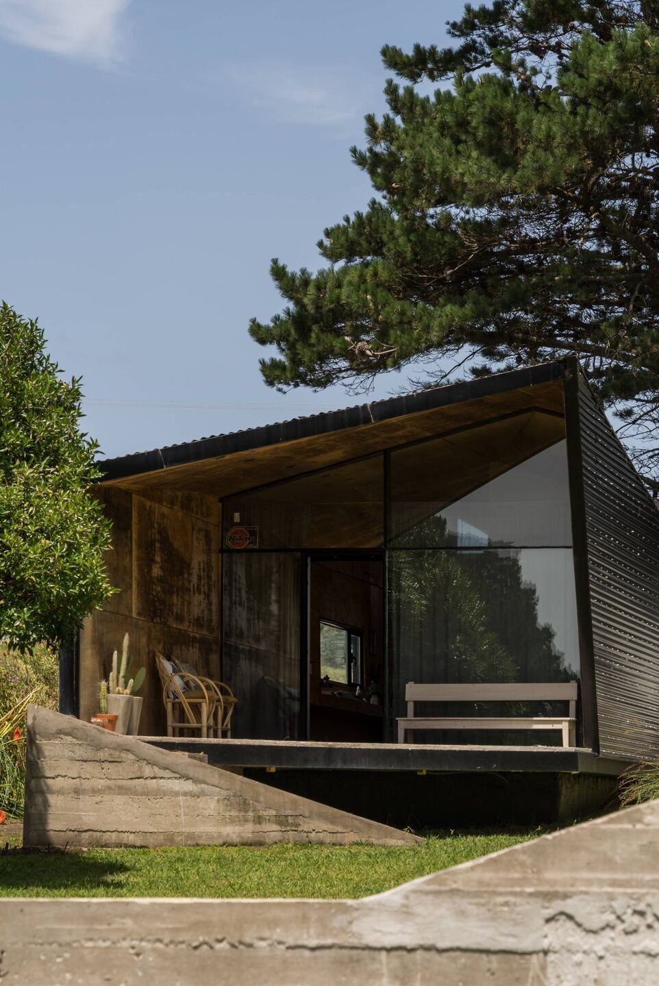 Stará chata v Argentině byla základem moderní transformace