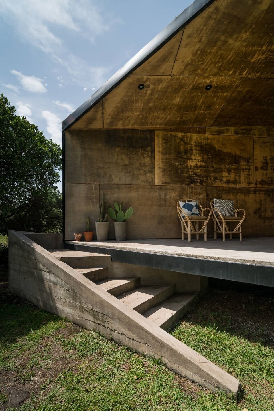 Stará chata v Argentině byla základem moderní transformace