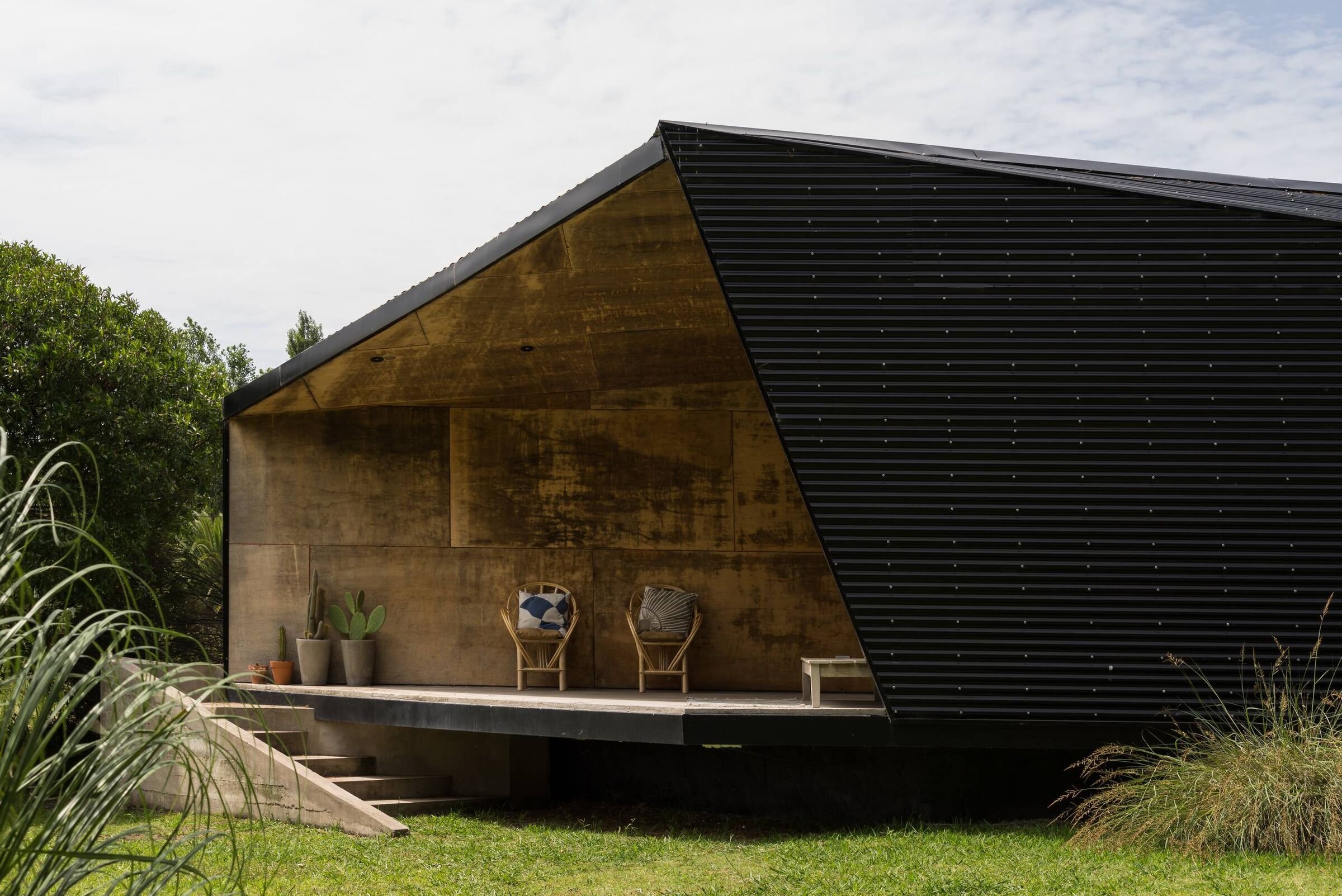 Stará chata v Argentině byla základem moderní transformace